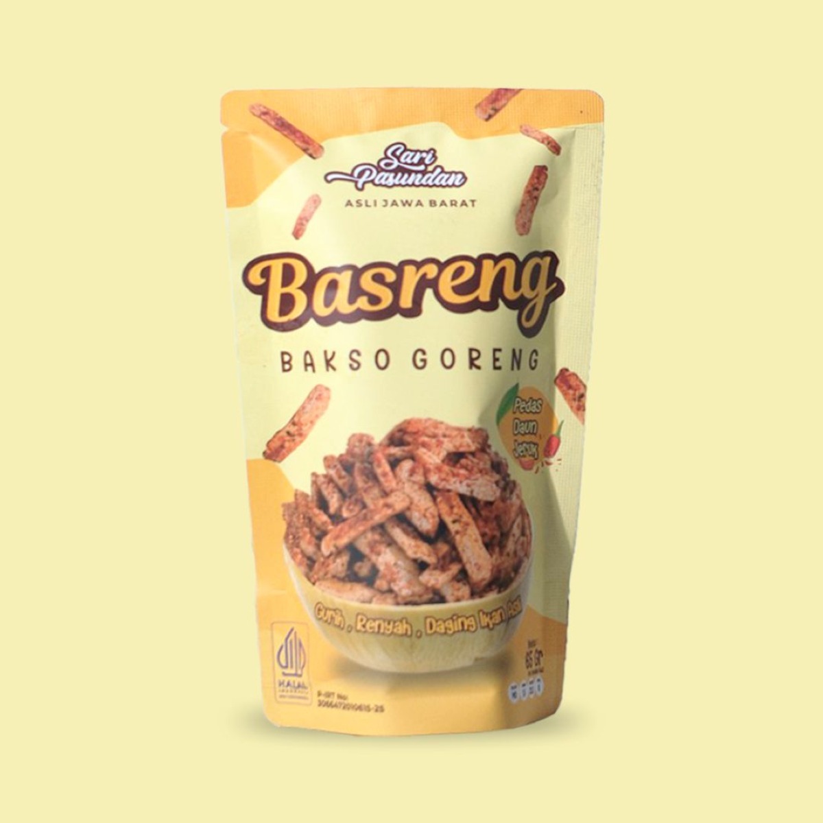 Basreng Pedas Daun Jeruk
